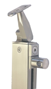 Wandpfosten 50/30 mm, Traversenhalter h�henverstellbar